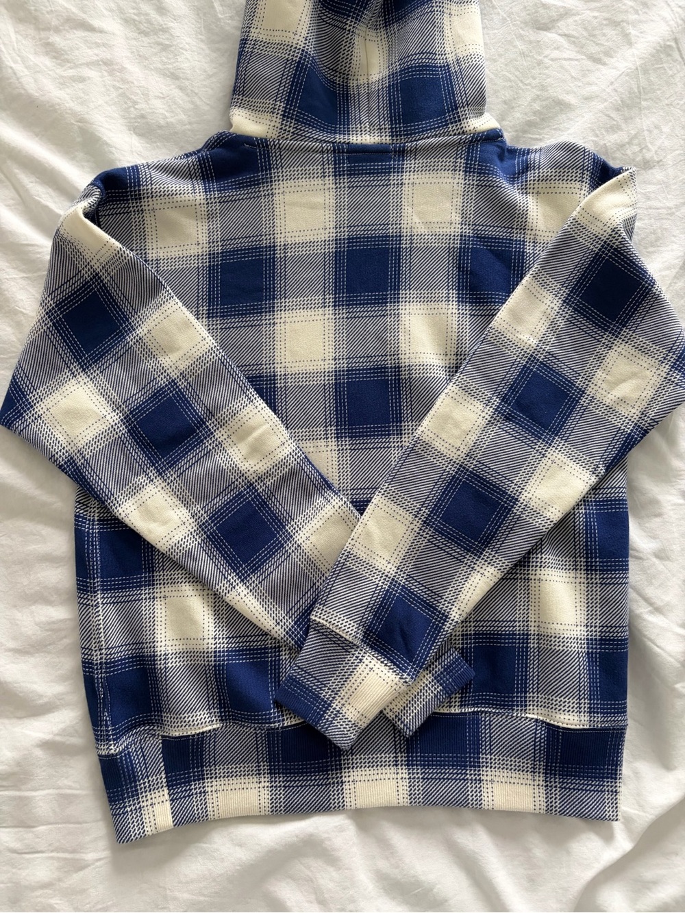 Polo Ralph Lauren Women’s Plaid Polo Bear Hoodie - Picture 12 of 14